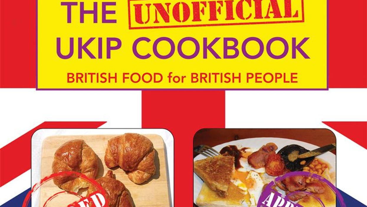 The Ukip cookbook is not actually a cookbook but is still hilarious