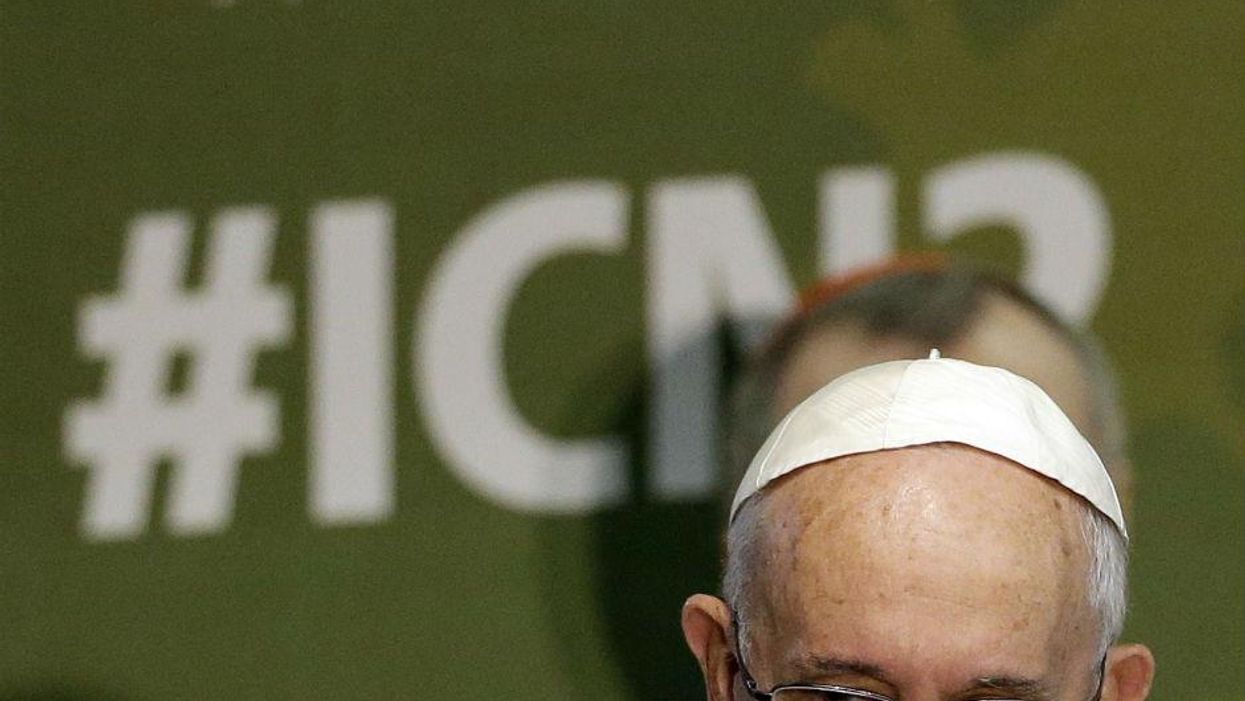 The Pope has this to say about climate change