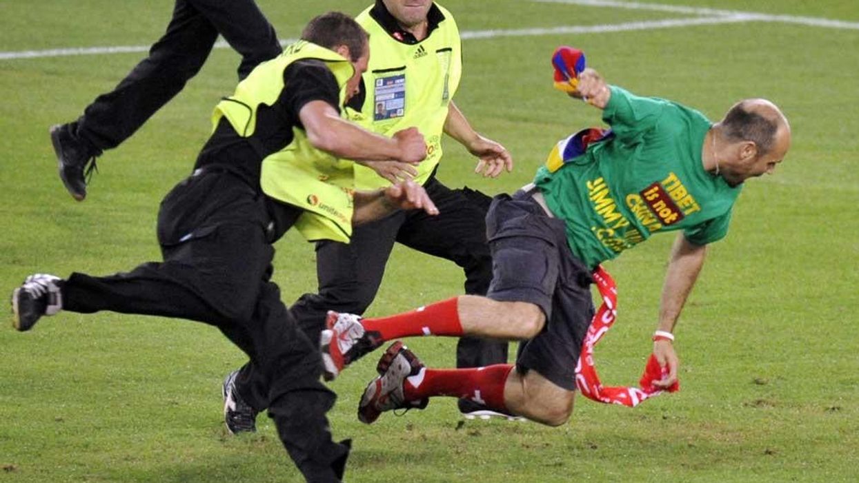 Why the world's most famous pitch invader is retiring