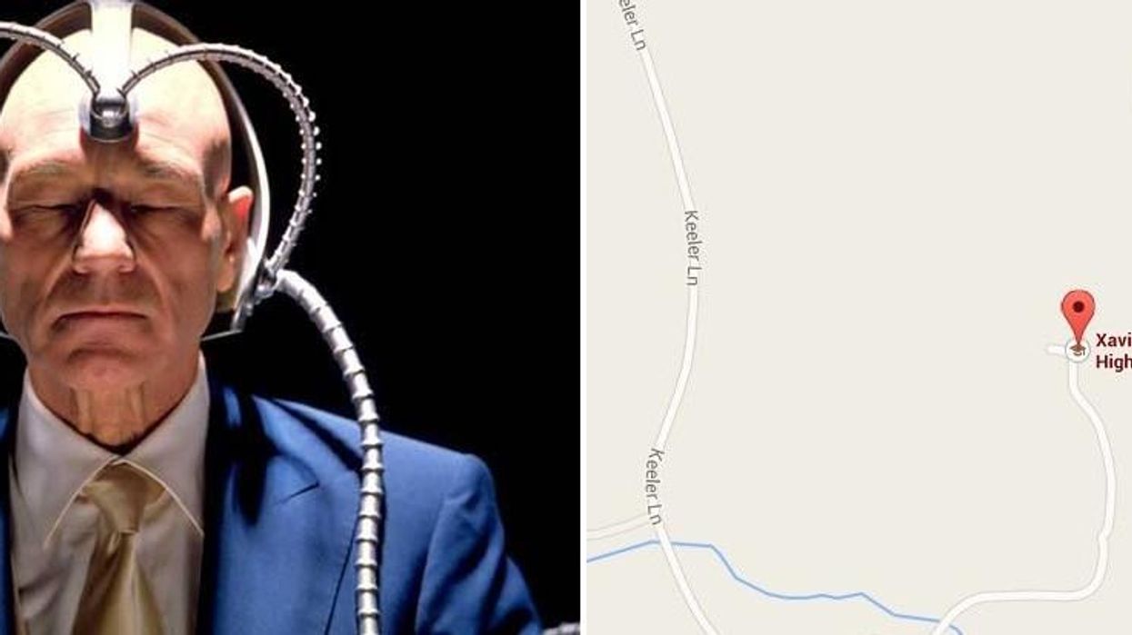The X-Men mansion now exists in the real world, according to Google Maps