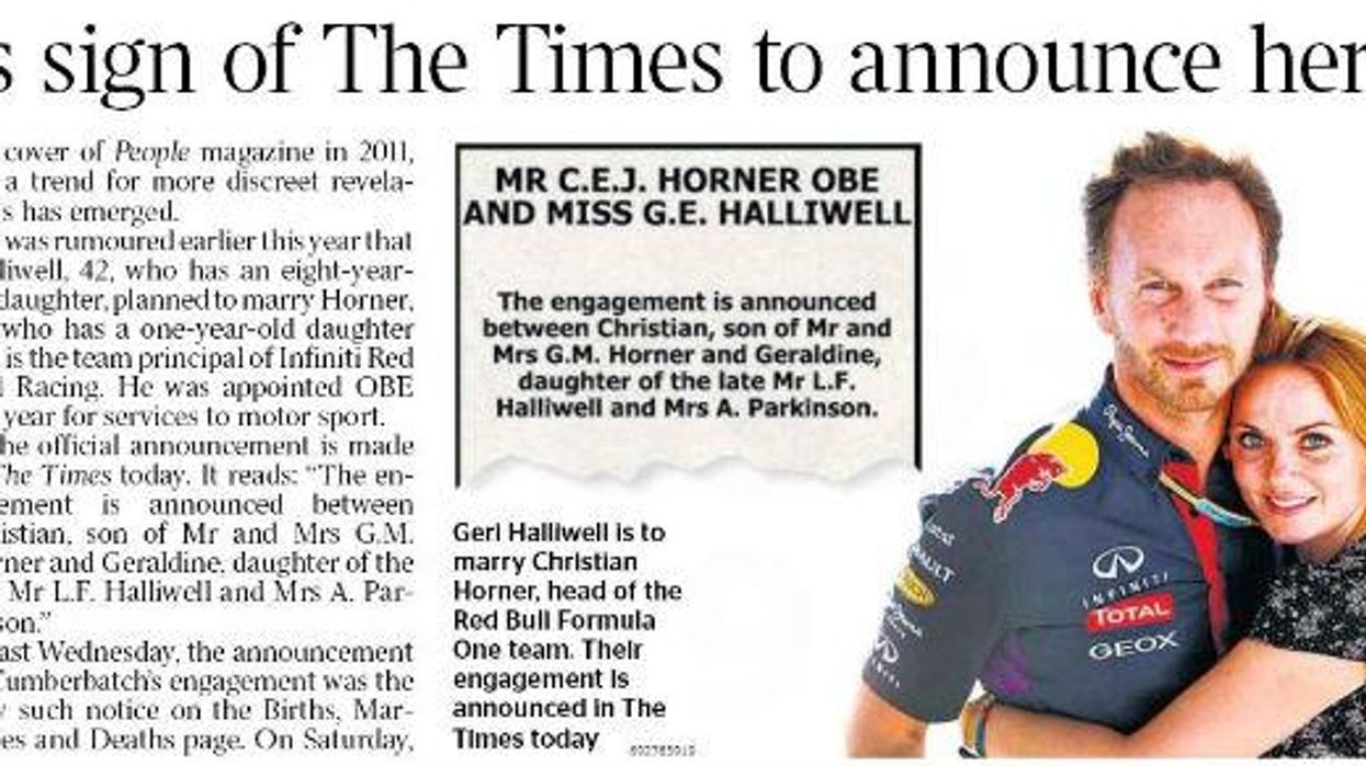 Where Benedict Cumberbatch goes, Geri Halliwell follows