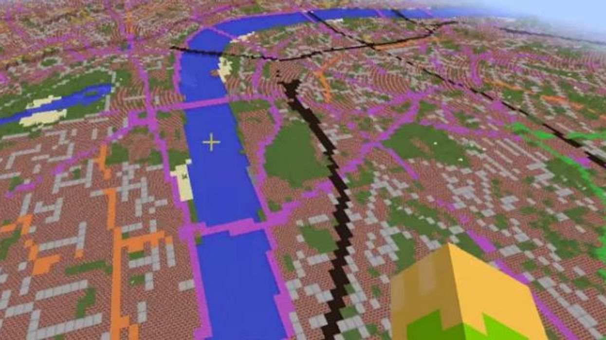 Here's what London looks like in Minecraft