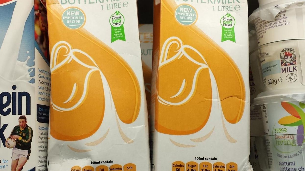 There's something about Tesco's new buttermilk design...