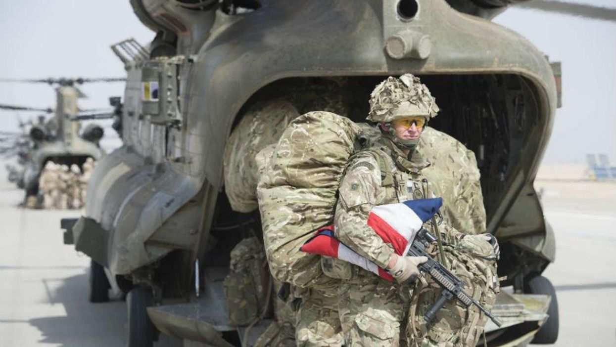 The last British soldier has left Helmand in a Chinook helicopter