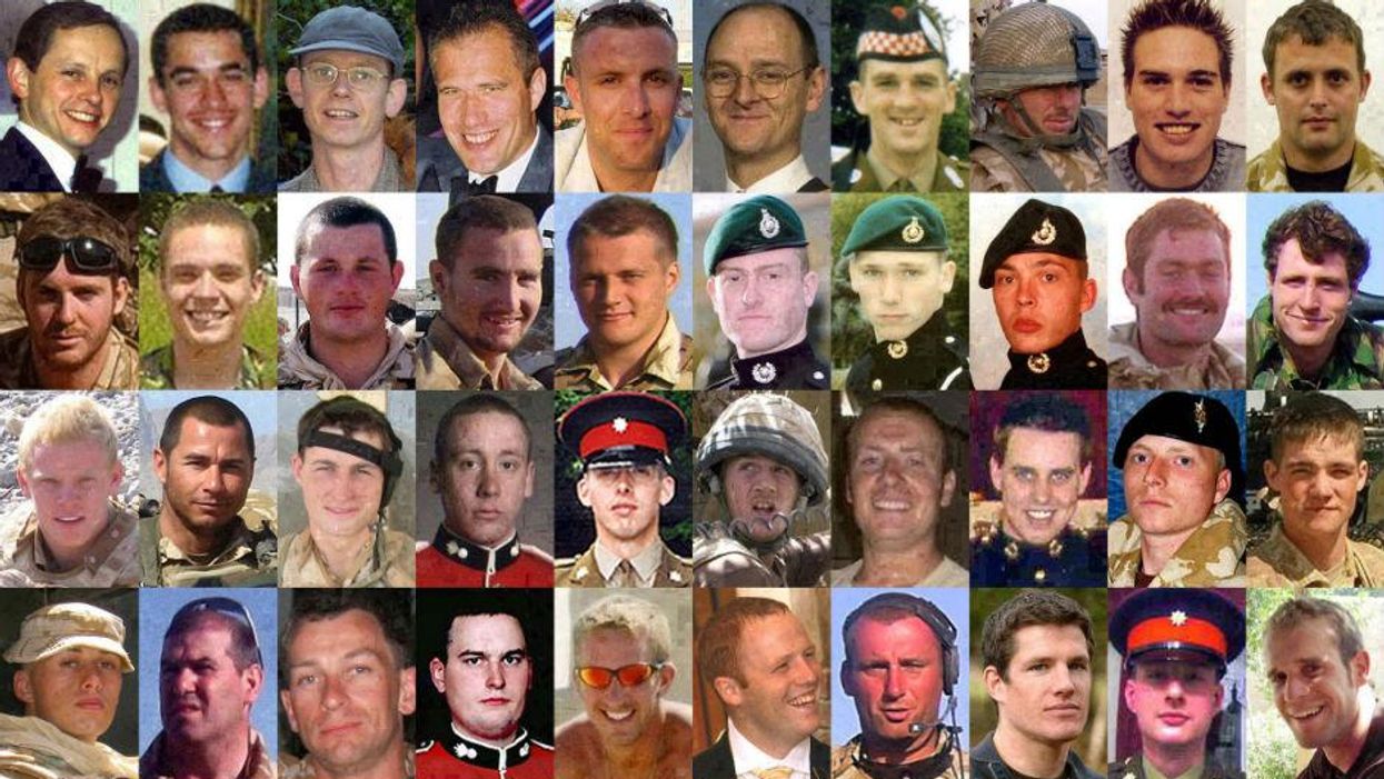 All 453 British military personnel who died while serving in Afghanistan