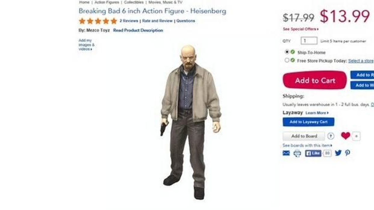 Aaron Paul has this to say about the Breaking Bad dolls being banned