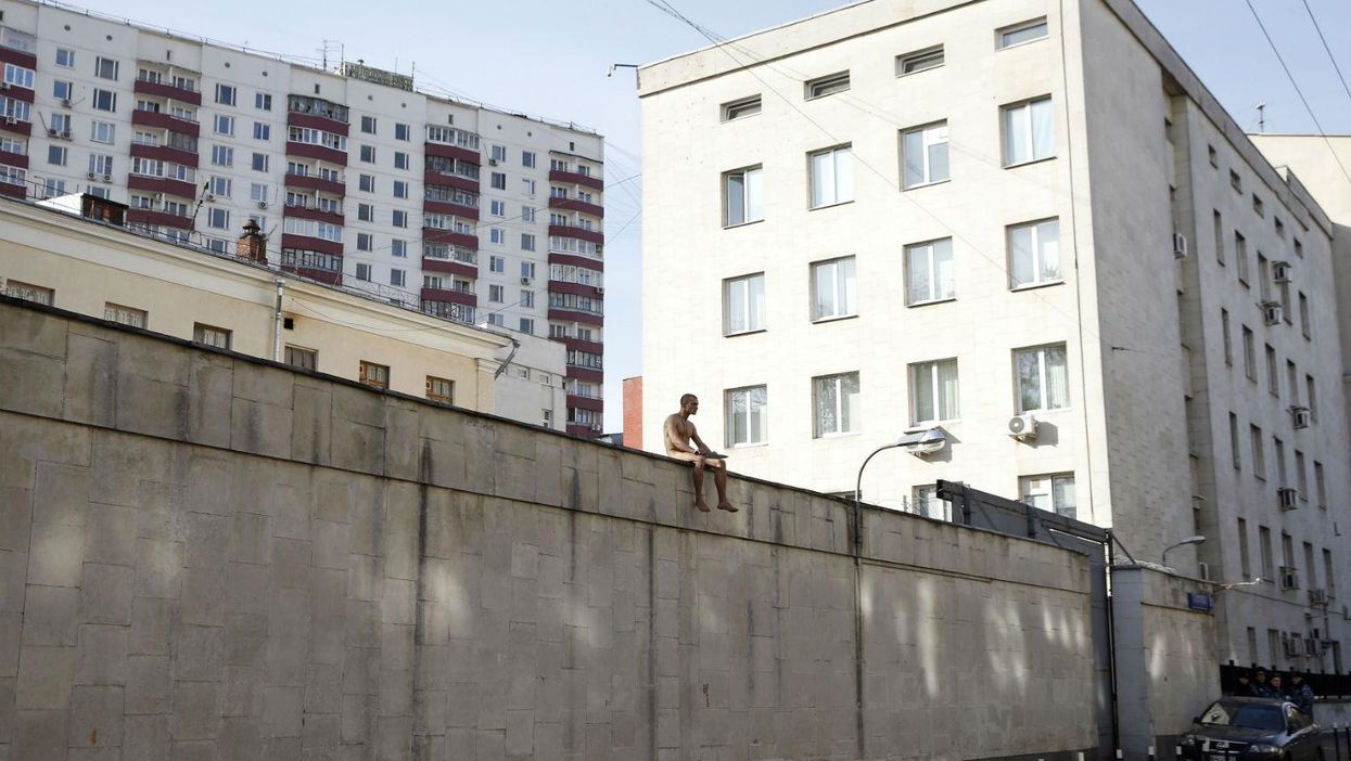 'Protester' who nailed his scrotum to ground now cuts off earlobe