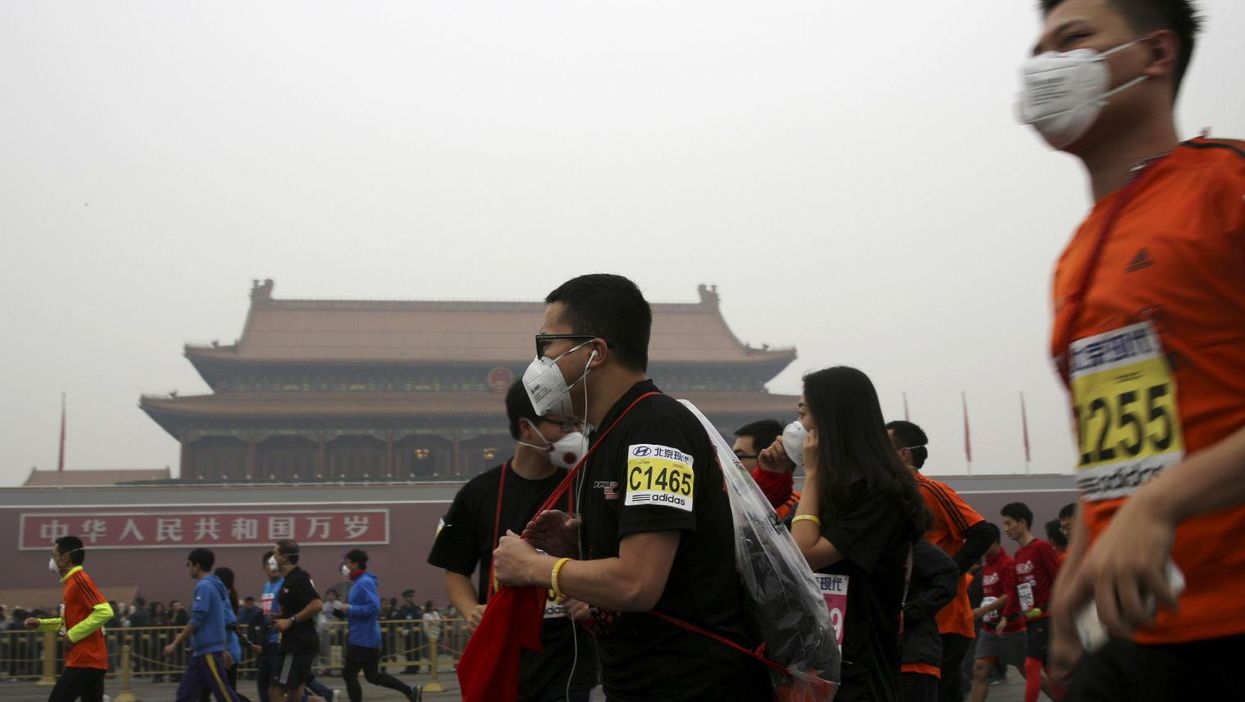 This is what it's like to run a marathon in Beijing