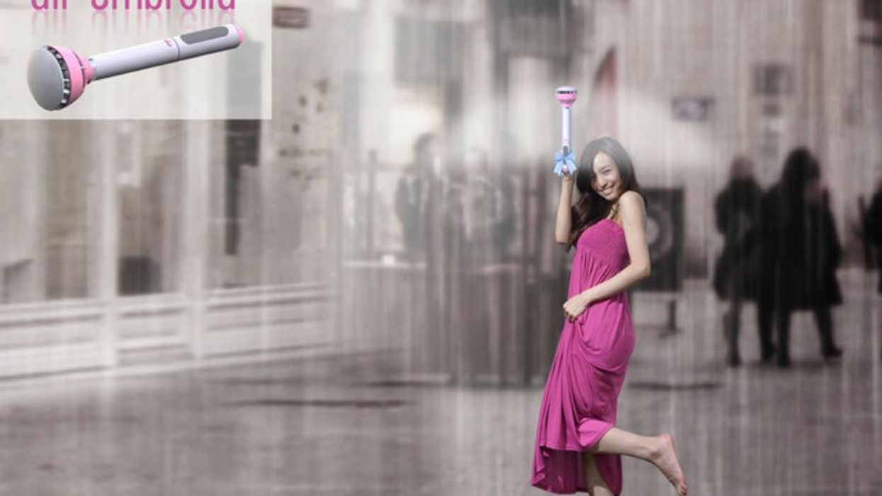 Introducing your new favourite (pointless) invention - Air Umbrella