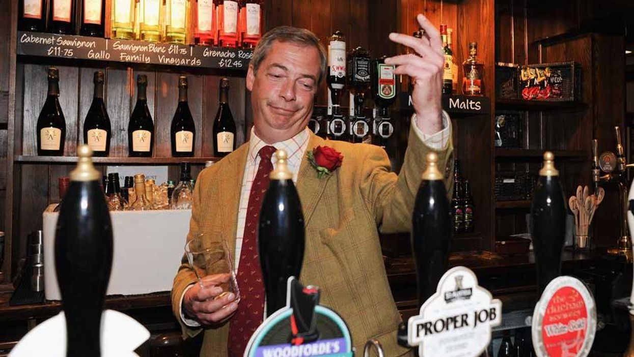 Three guesses where Nigel Farage will be tonight