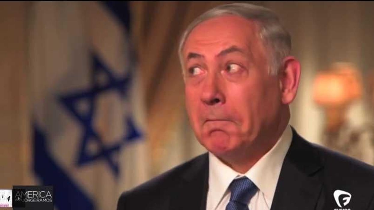 Why Benjamin Netanyahu is making this face