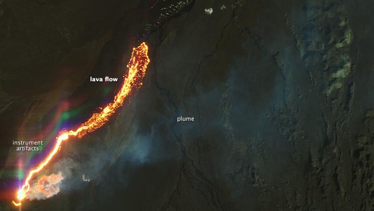 Iceland's Bardarbunga volcano: As seen from space