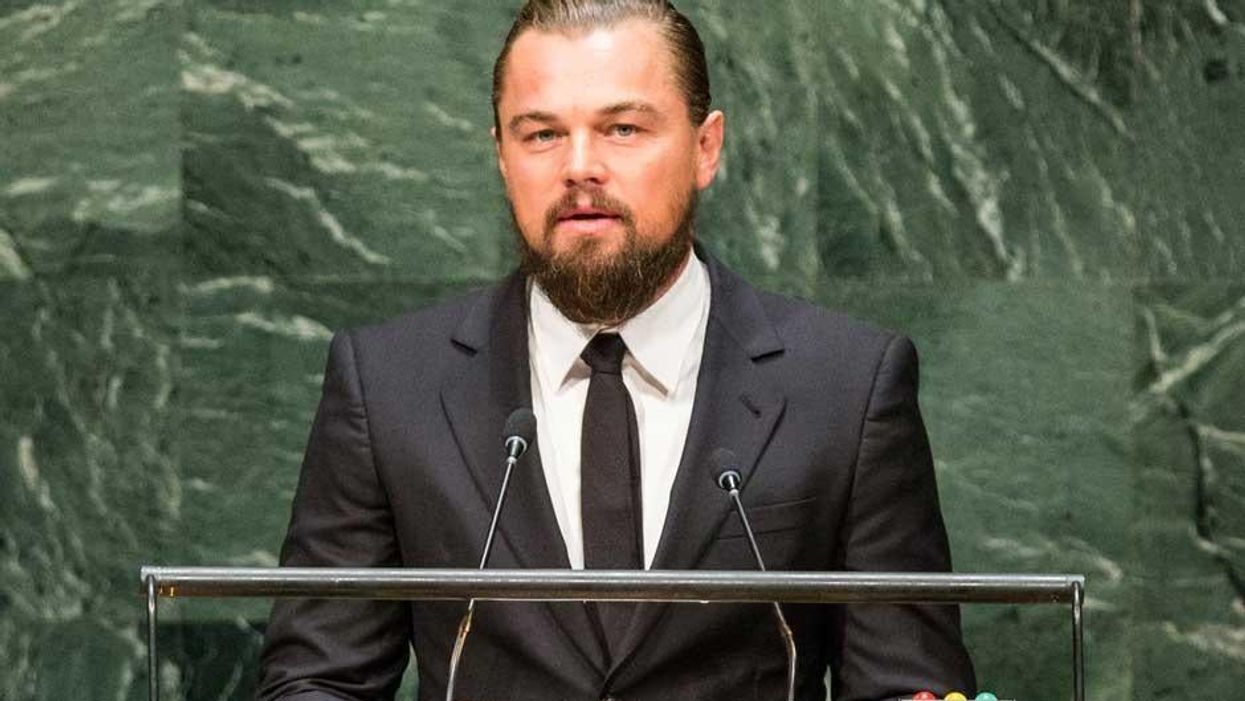 Leonardo DiCaprio just made a powerful speech on climate change at the UN