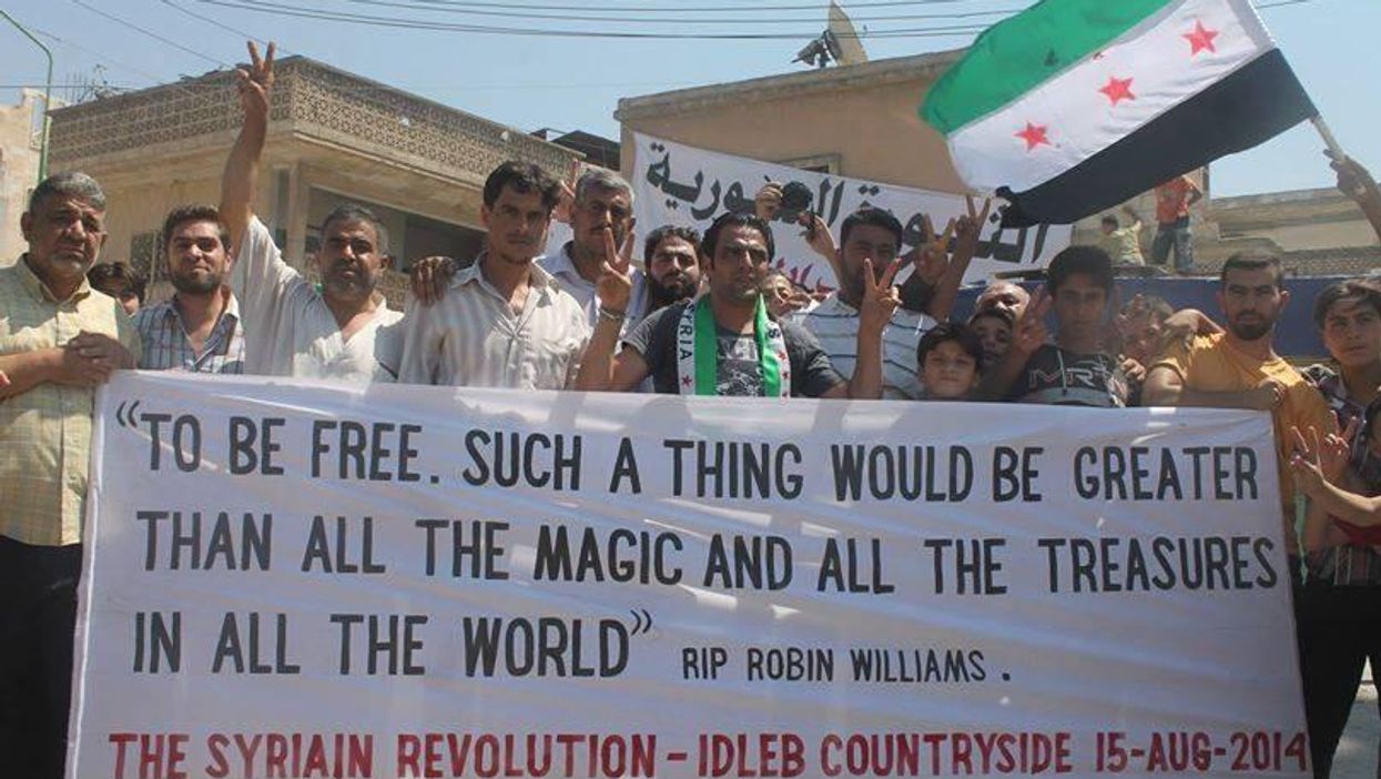 What Syria's most famous town thinks of the air strikes