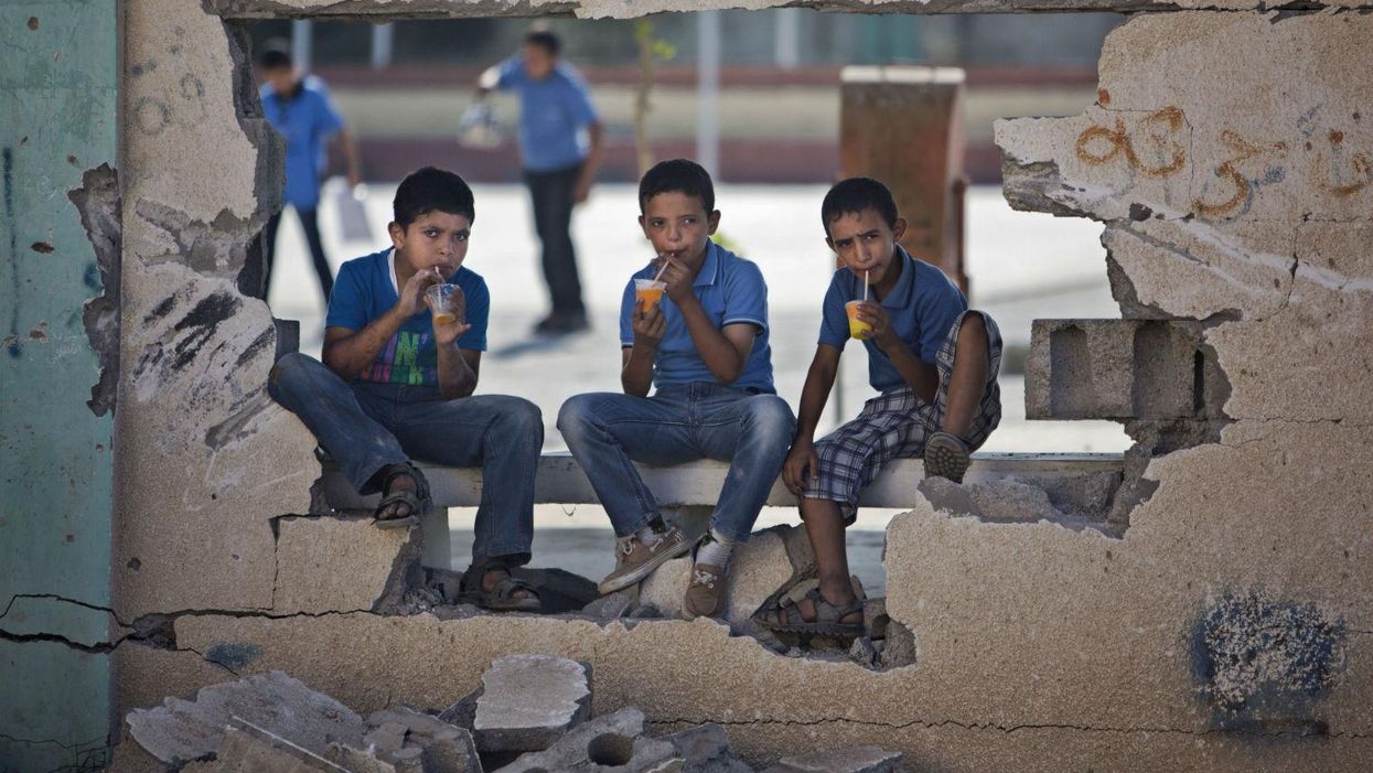 Back to school, in Gaza