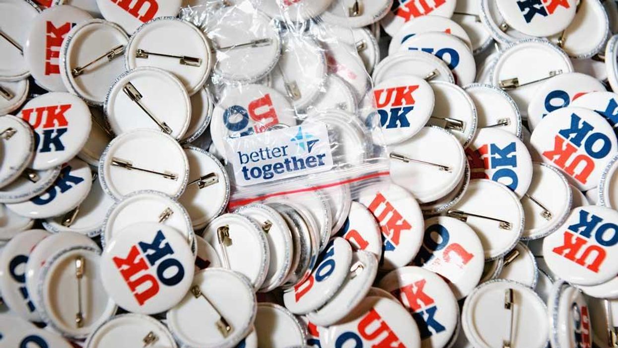 The latest Scottish independence poll puts No ahead