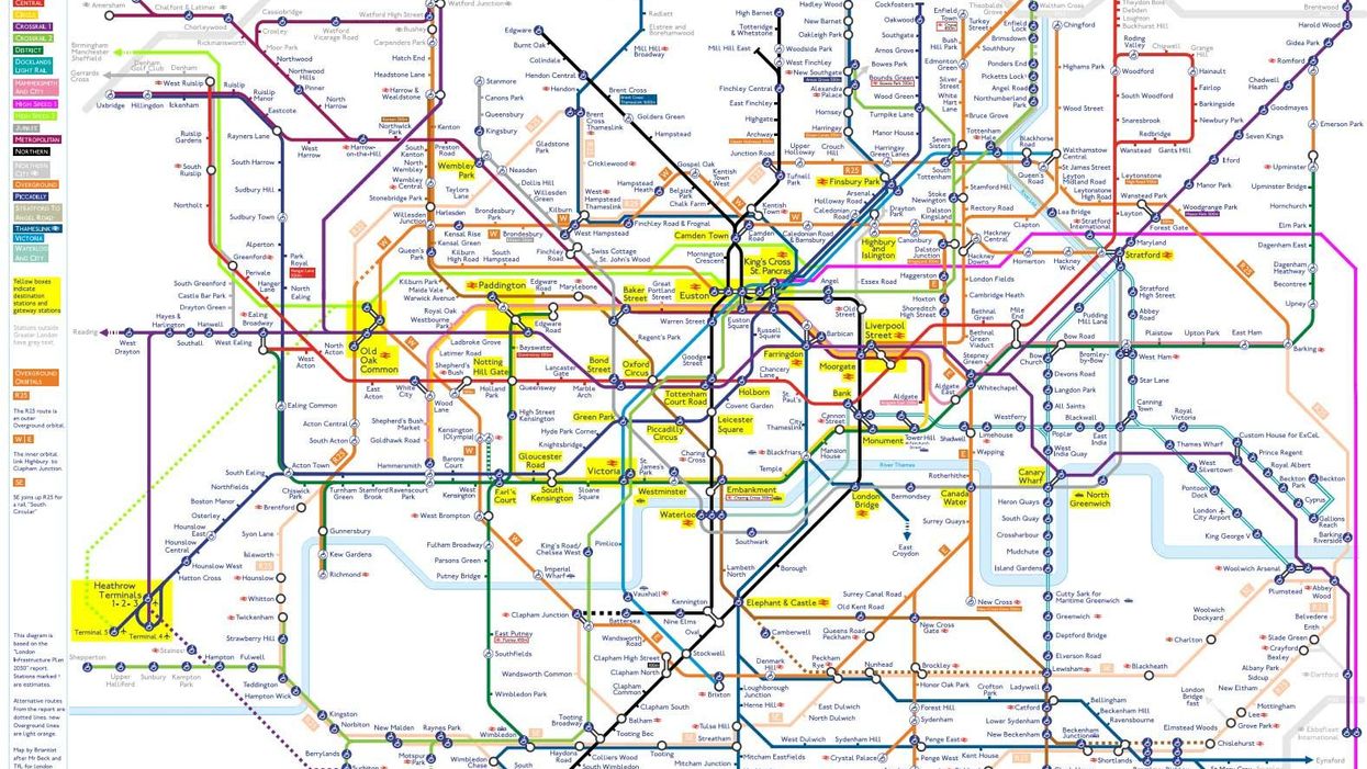 The Tube map of the future is here and it is glorious