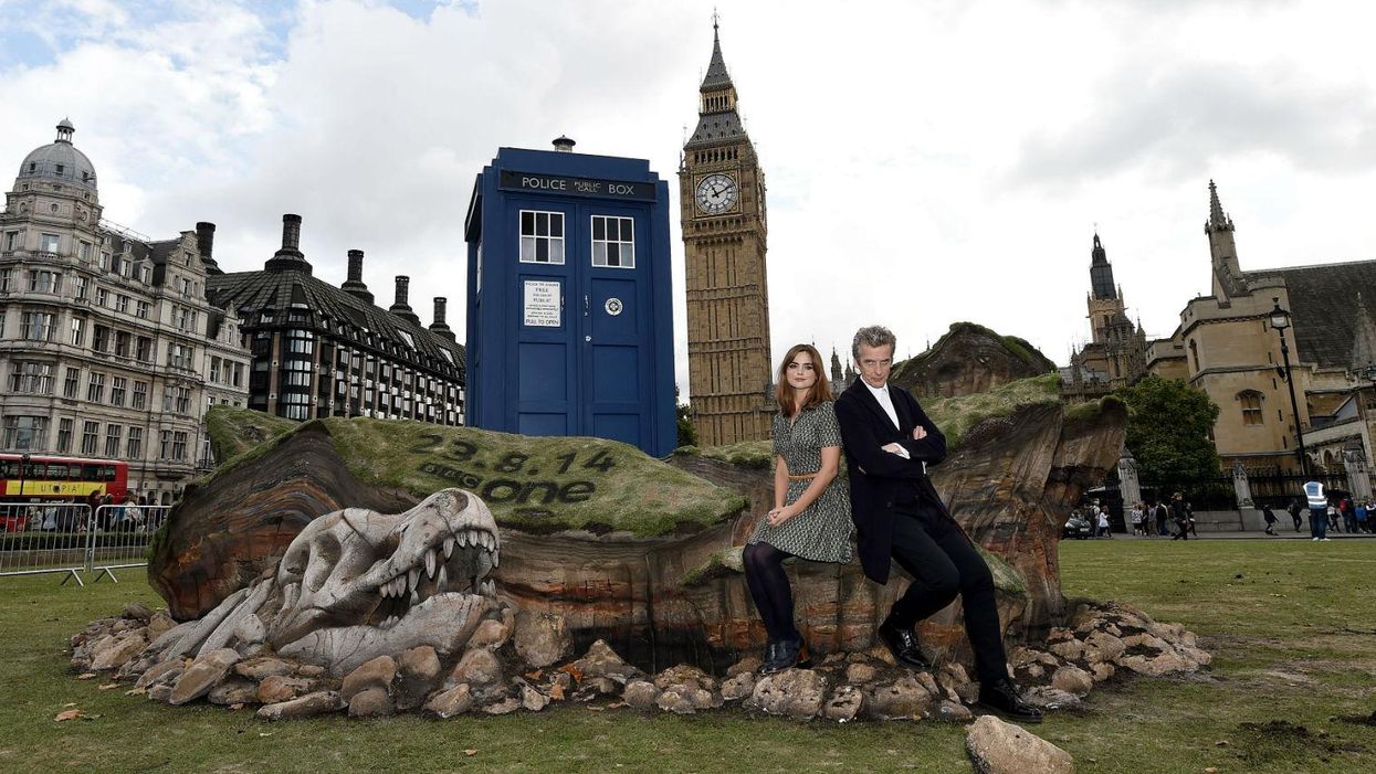 The Tardis is in Parliament Square