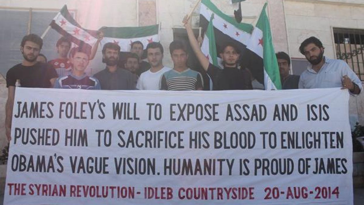 The people of Syria pay tribute to James Foley