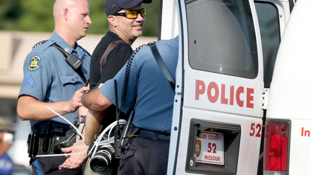 Getty photographer arrested in Ferguson - these are his pictures