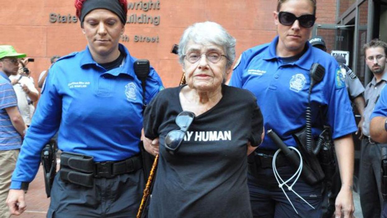 90-year-old Holocaust survivor arrested in Ferguson