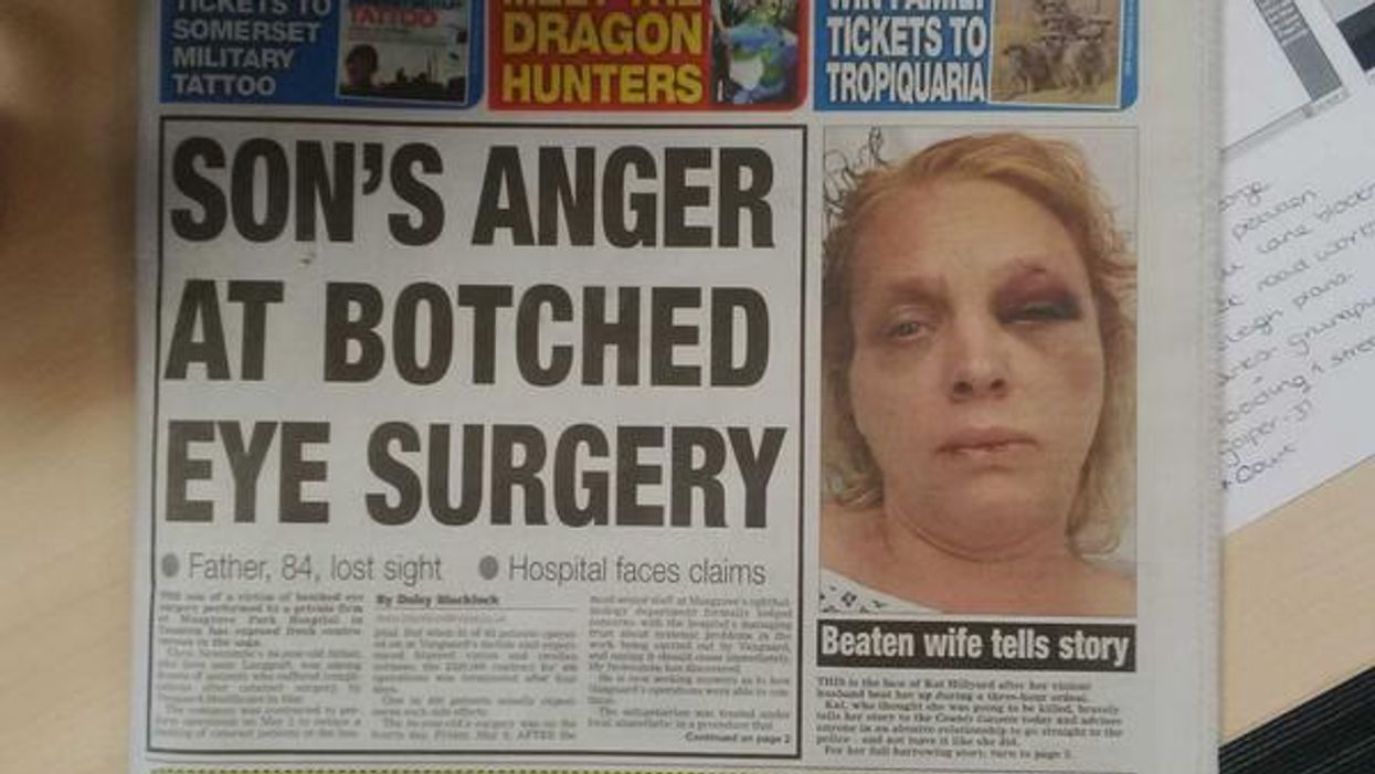 Three stories that make for one very 'eye-catching' front page