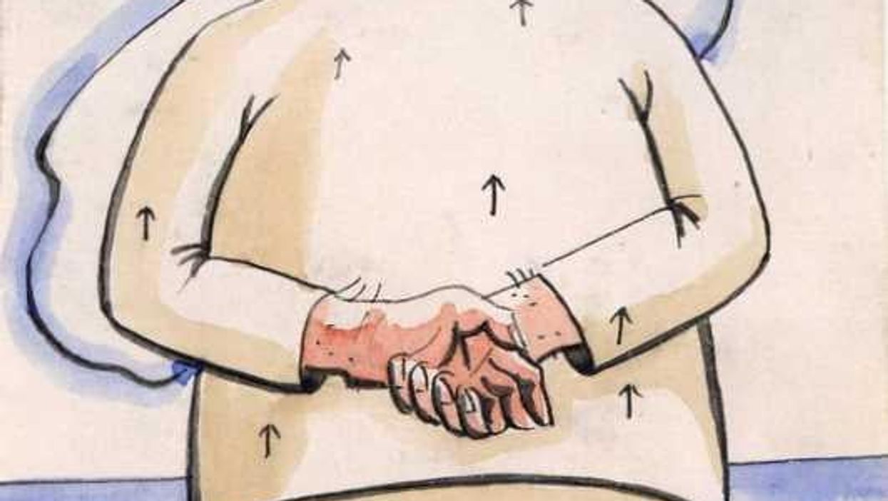 These poignant cartoons are the lost and found art of a British prisoner of war