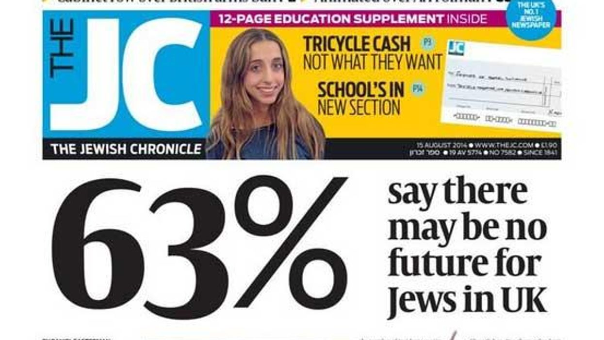 The Jewish Chronicle is doing humanitarianism wrong