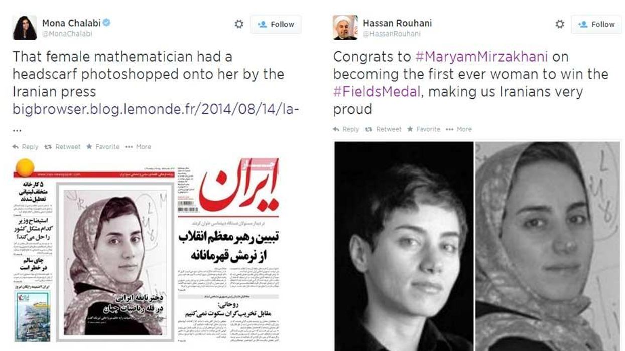 Modern Iran in two tweets