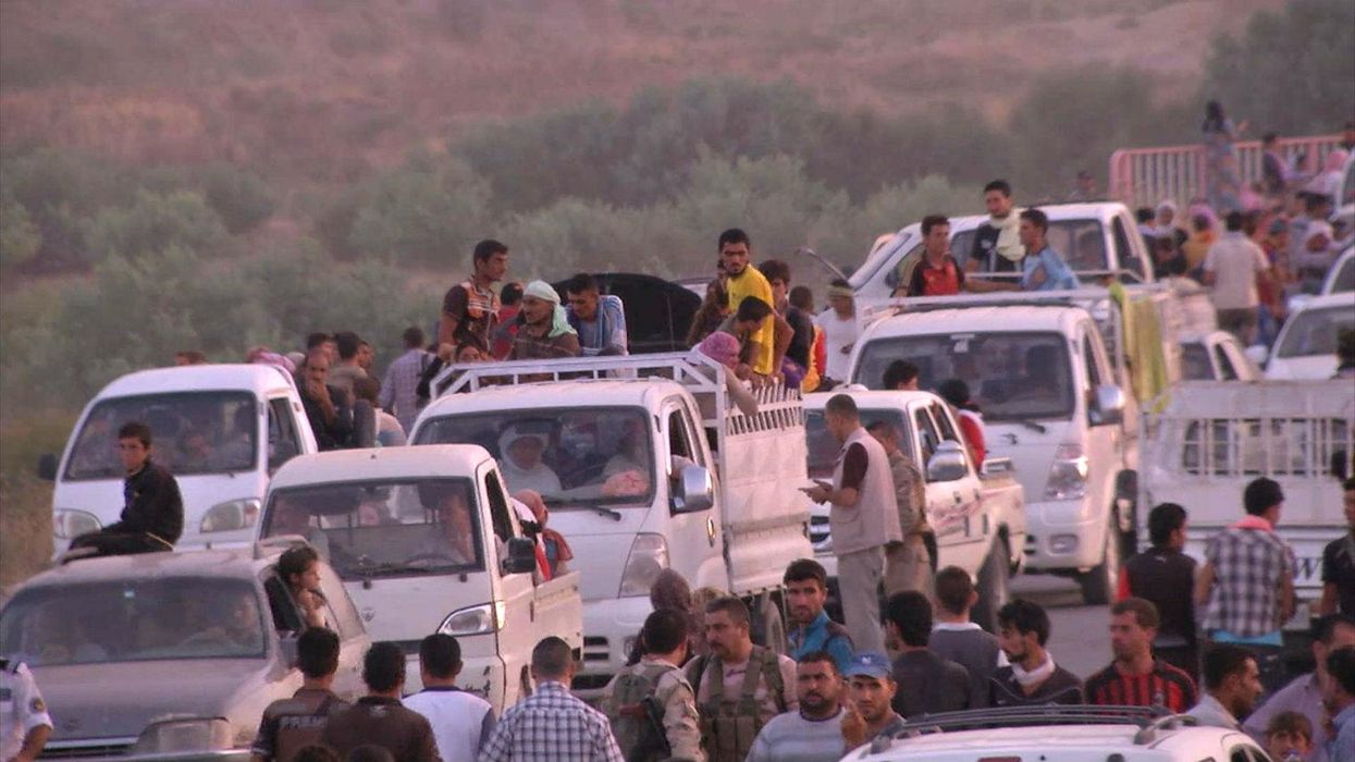 Claims Isis buried women and children alive should be treated carefully