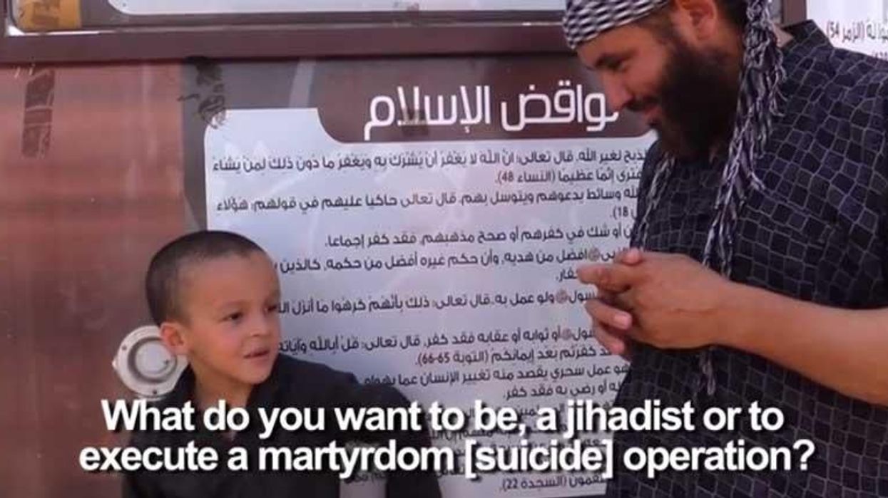 This child is given a choice by Isis: jihadist or suicide bomber