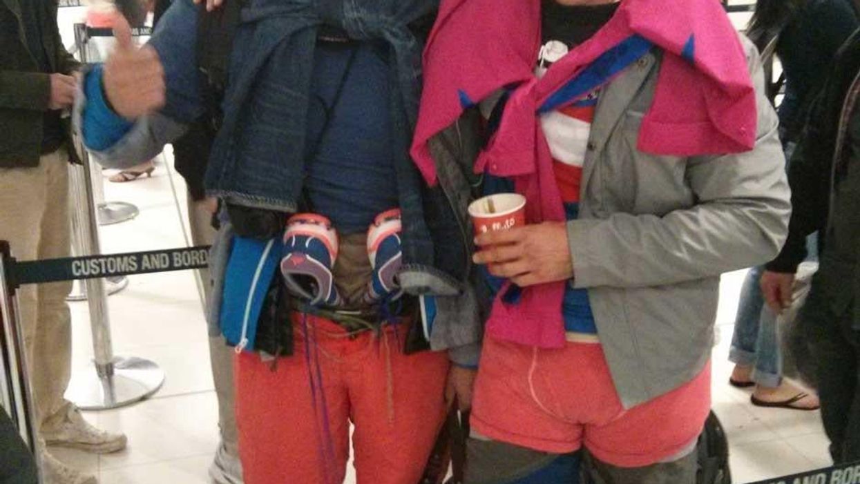 Luggage over the weight limit? These guys have the perfect solution