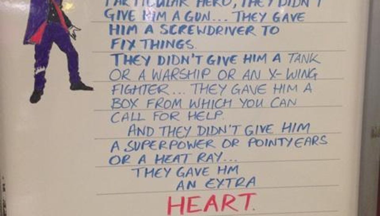 Someone on the London Underground really loves Doctor Who
