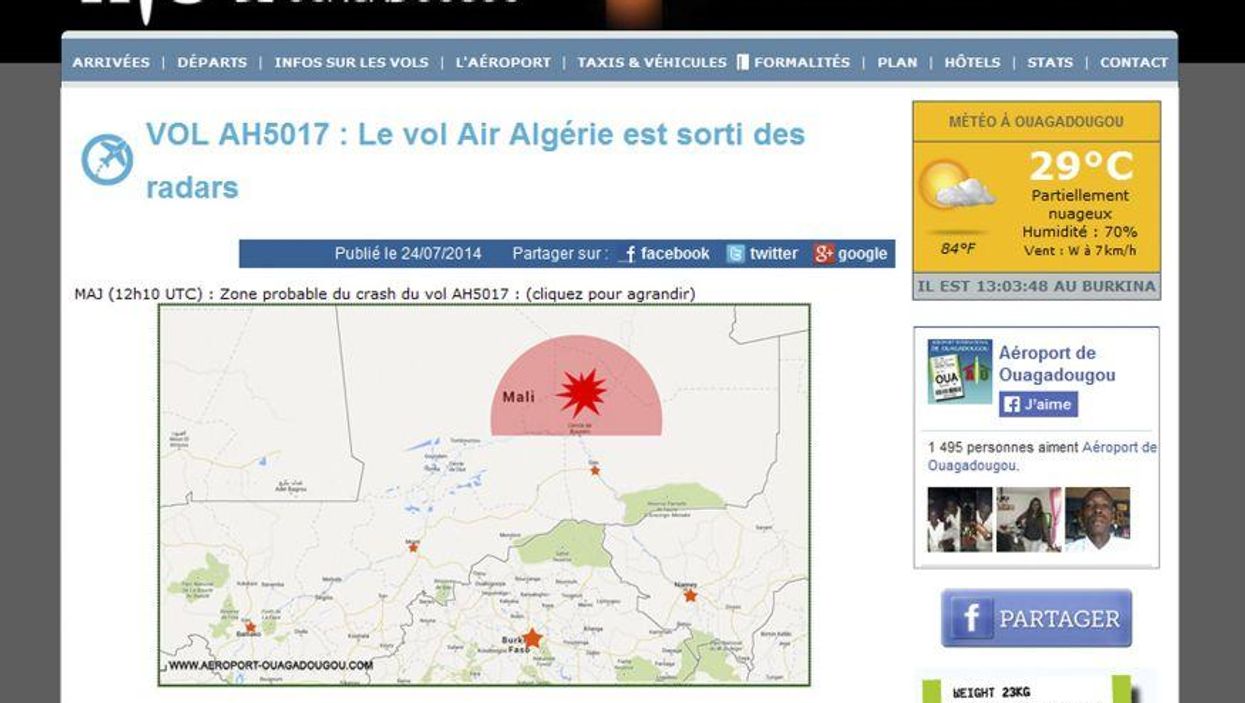 Air Algerie Flight AH5017: What we do and do not know