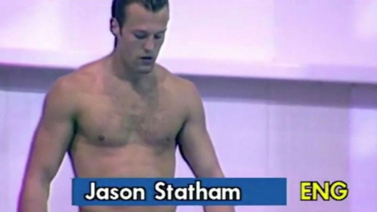 So, where next in the illustrious career of Jason Statham? Diving, acting...?