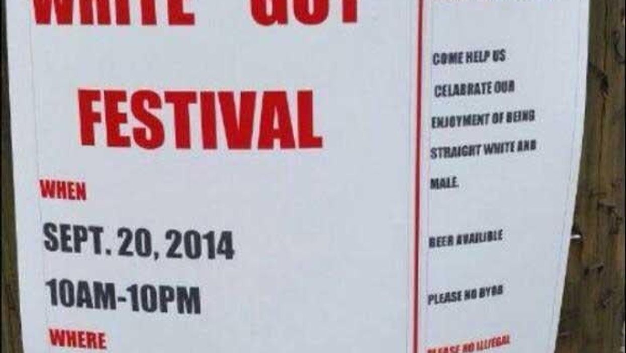 There's a straight white guy festival, because when will they catch a break?