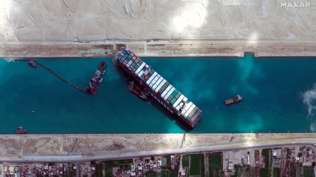 There is now a Suez Canal Easter egg for you to find on Google
