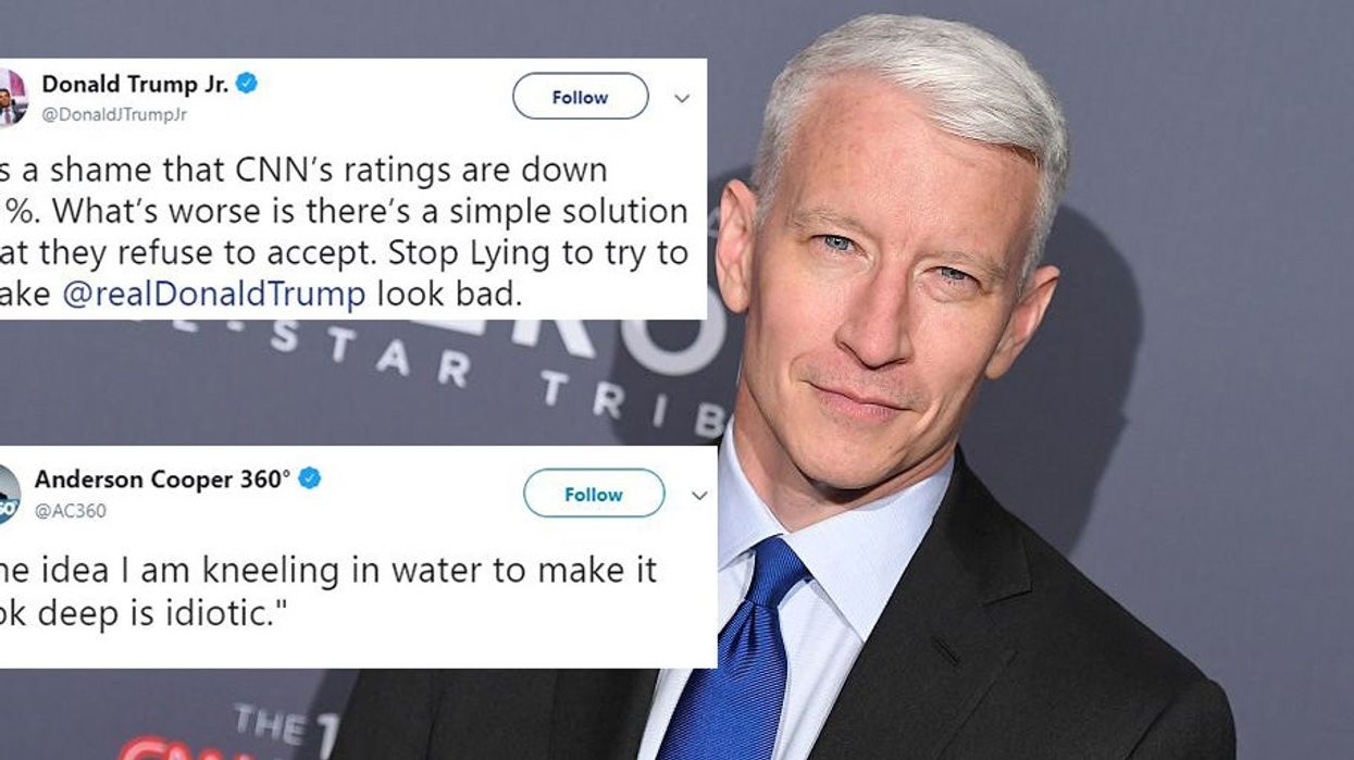 Hurricane Florence: Anderson Cooper shuts down Donald Trump Jr for spreading a conspiracy theory about him