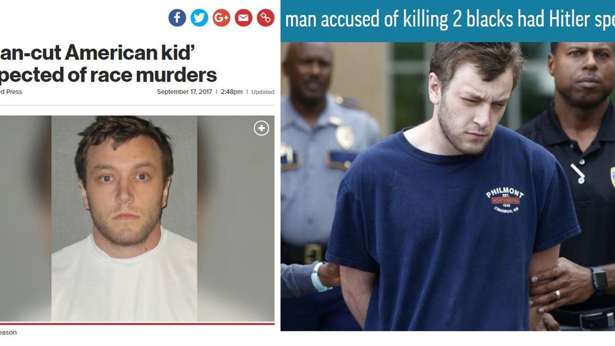 Two photos to show to anyone who says America doesn't have a race problem