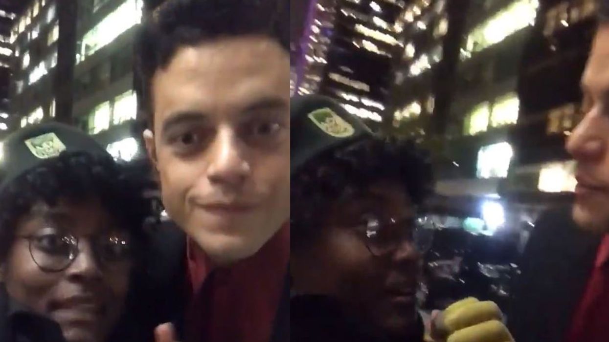 Rami Malek tried to film a video with a fan - he instantly became a meme