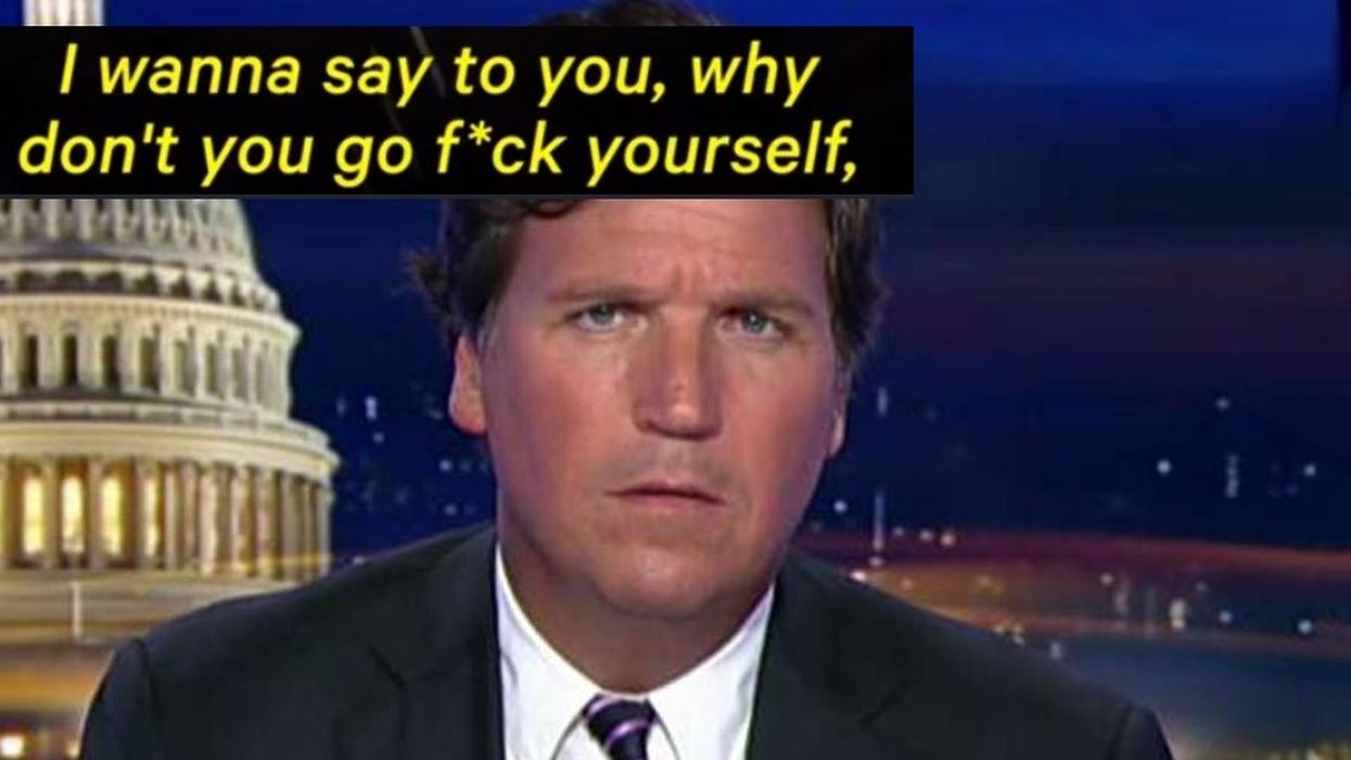 Tucker Carlson tells historian Rutger Bregman 'go f*** yourself' in leaked footage