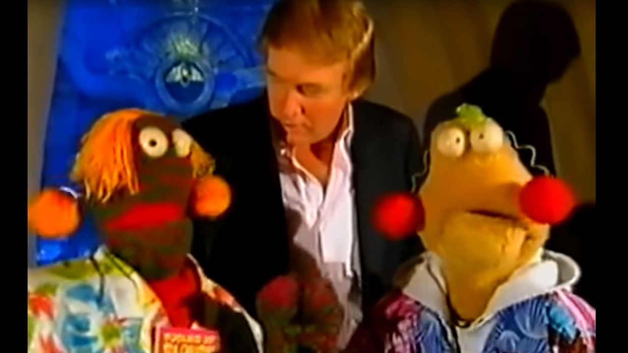 Trump was once interviewed by alien puppets Zig and Zag - and the video is weirdly revealing
