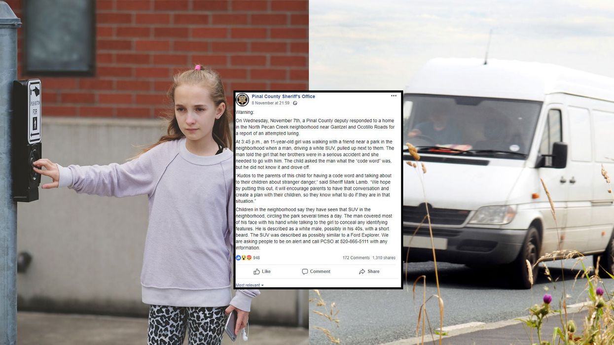 The incredible moment an 11-year-old girl stopped a possible kidnapping with one question