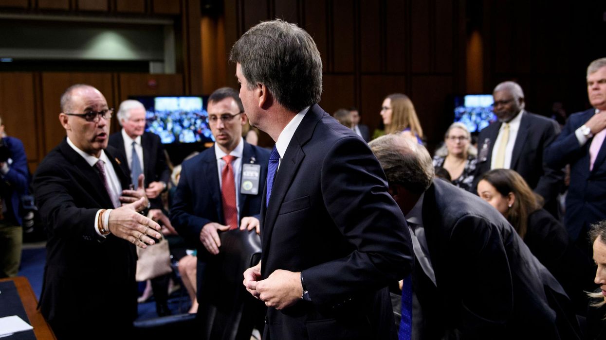 Trump's Supreme Court pick caught on video refusing to shake hands with the dad of a slain Parkland teen