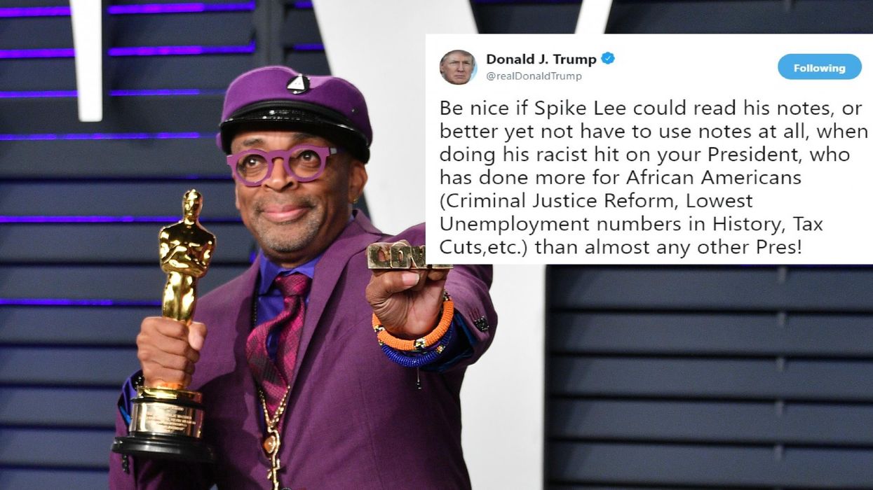 Donald Trump accused Spike Lee of being 'racist' so irony is officially dead