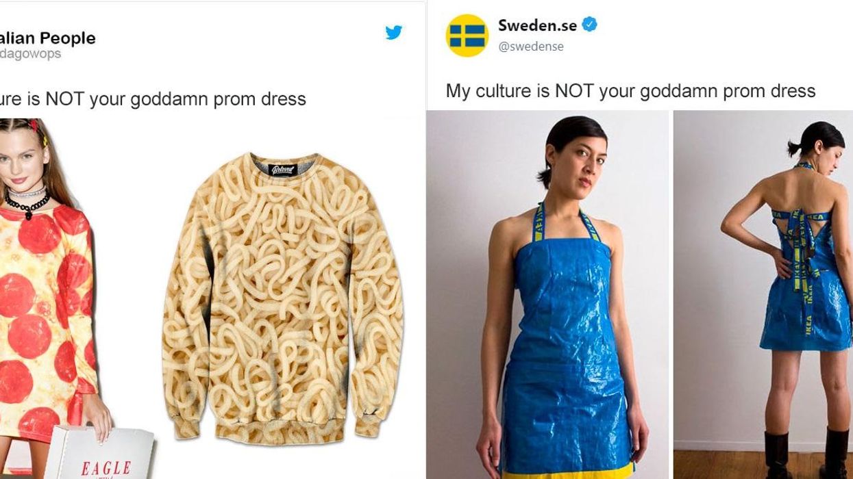 The cultural appropriation row over a prom dress has become a meme