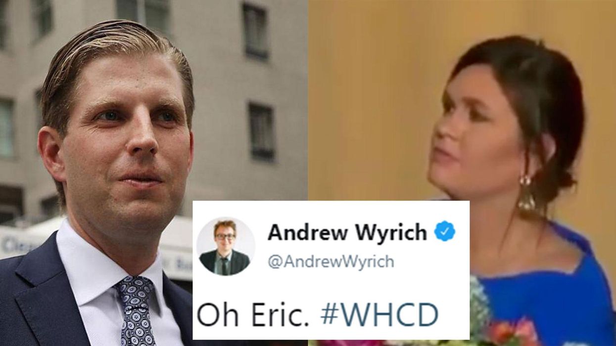 Eric Trump likes tweet about Michelle Wolf destroying Sarah Sanders