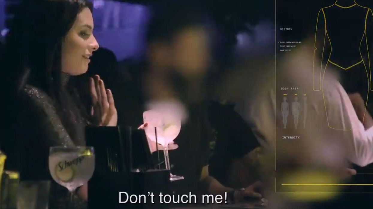 This 'smart dress' measures how often women get touched by strangers in nightclubs