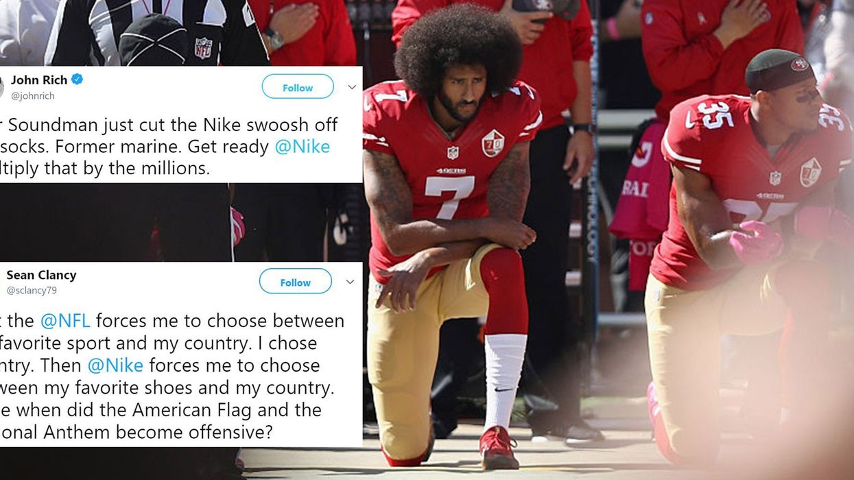 Colin Kaepernick: People are destroying their own Nike products in protest to their new ad campaign