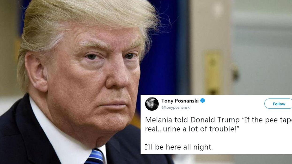 Flight records appear to disprove Trump’s ‘pee tape’ alibi and everyone is making the same joke